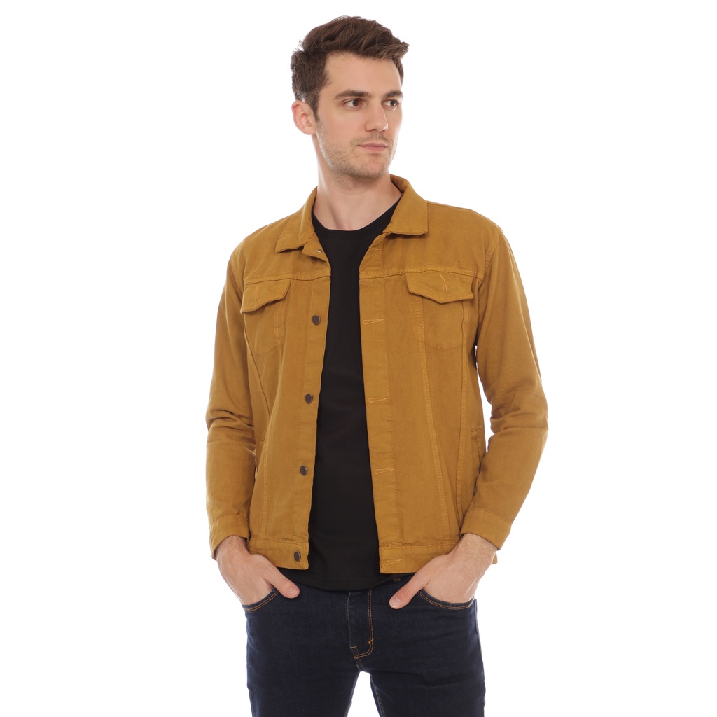 Jaket jeans clearance mustard