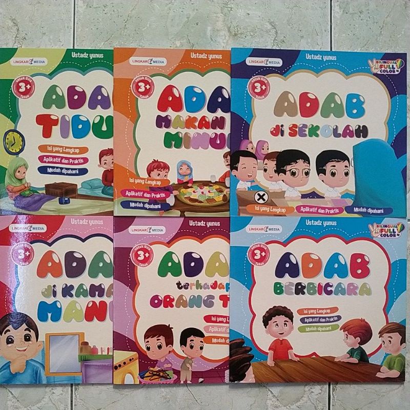 Jual CERITA BILINGUAL SERI ADAB Lengkap | Shopee Indonesia