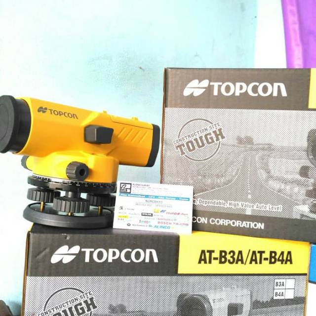 Jual PROMO Waterpas Auto Level Topcon ATB4A FREE !!! Tripod TRIPOD ...