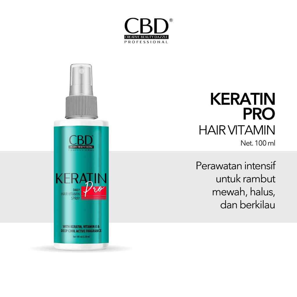 Jual CBD Daily Hair Vitamin Spray / Vitamin Rambut Keratin 100ml ...