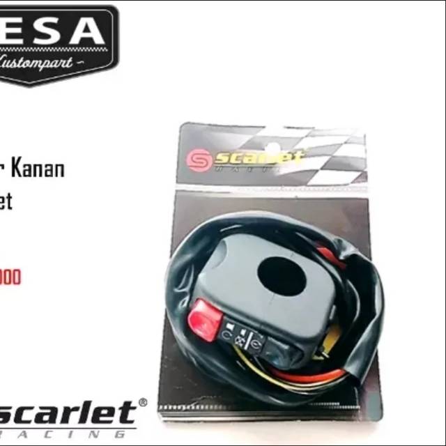 Jual Saklar Kanan Starter Dan On Off Saklar Scarlet On Off Dan Starter Saklar Universal Shopee