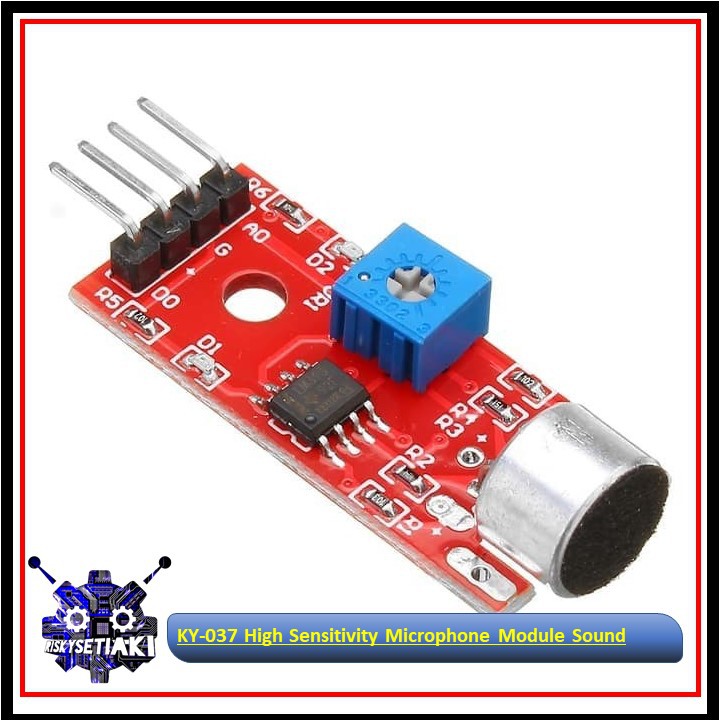 Jual Microphone Sensor for Arduino Mic Audio Sensor Digital & Analog ...