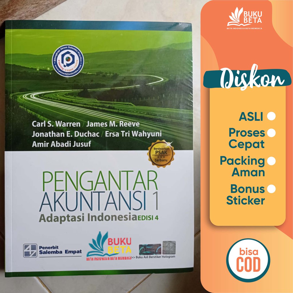 Jual Pengantar Akuntansi 1 Adaptasi Indonesia Edisi 4 - Carl S. Warren ...