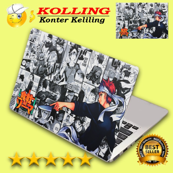 Jual Produk Unggulan Garskin Laptop Shokugeki No Souma Skin Laptop Stiker Laptop Murah