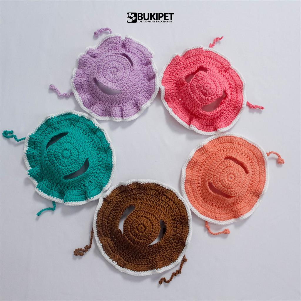 Jual BUKIPET Topi Kucing Rajut Aksesoris Hewan – Sunnyside Knit Hat ...