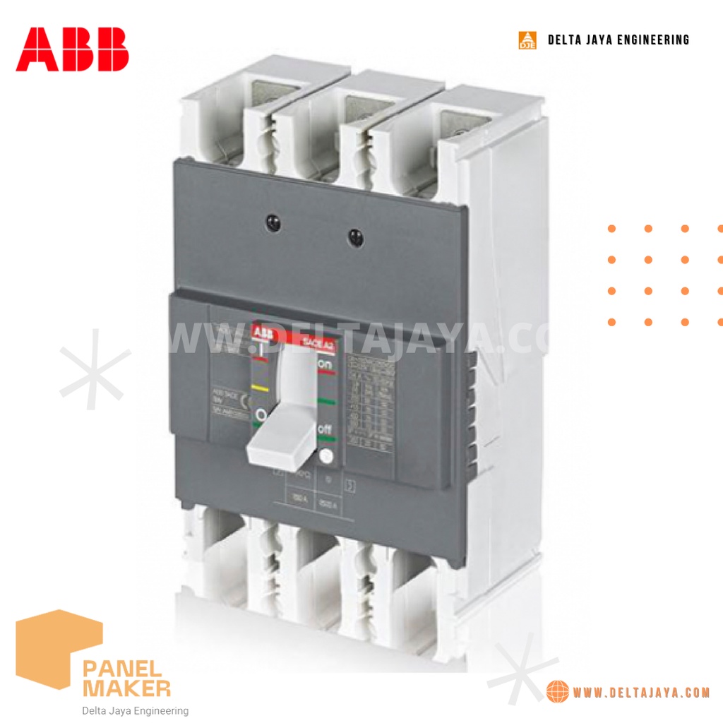 Jual MCCB ABB 3P 200A 18kA A2B TMF-200 66551 | Shopee Indonesia