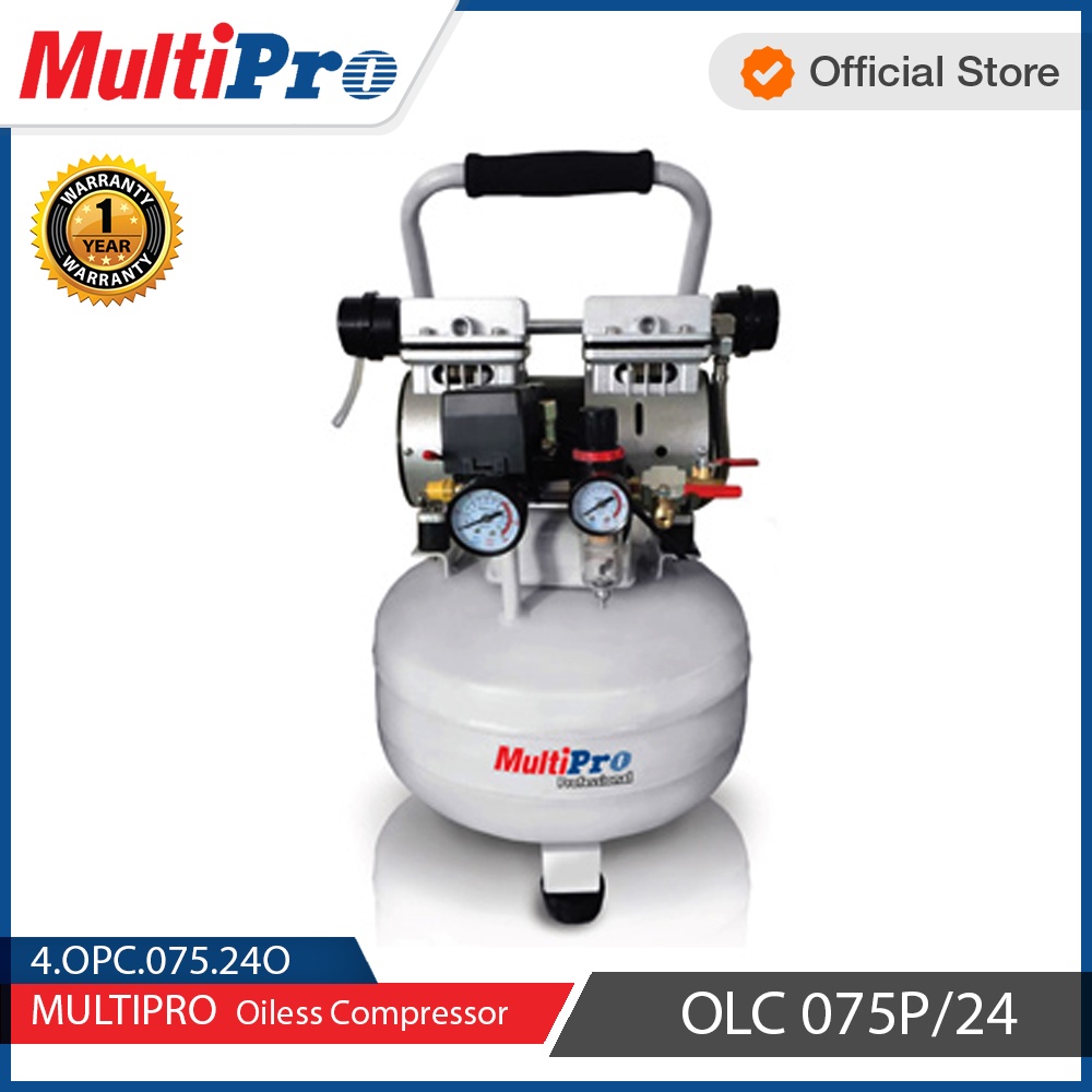 Jual MULTIPRO KOMPRESSOR UDARA OIL LESS AIR COMPRESSORS TEKANAN 8 BAR KAPASITAS 24 L OLC