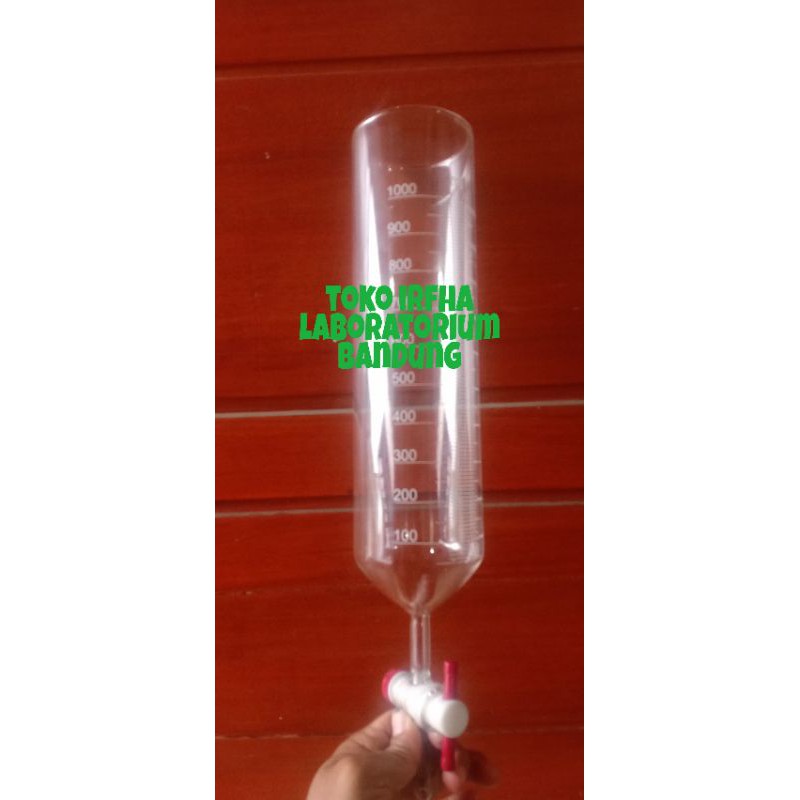 Jual tabung coloum cromatografi 1000ml memakai skala | Shopee Indonesia