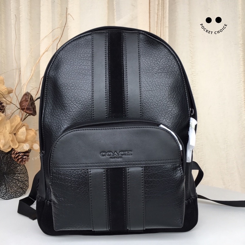 Coach F11250 Houston Charles Backpack With Baseball Stitch READY STOCK