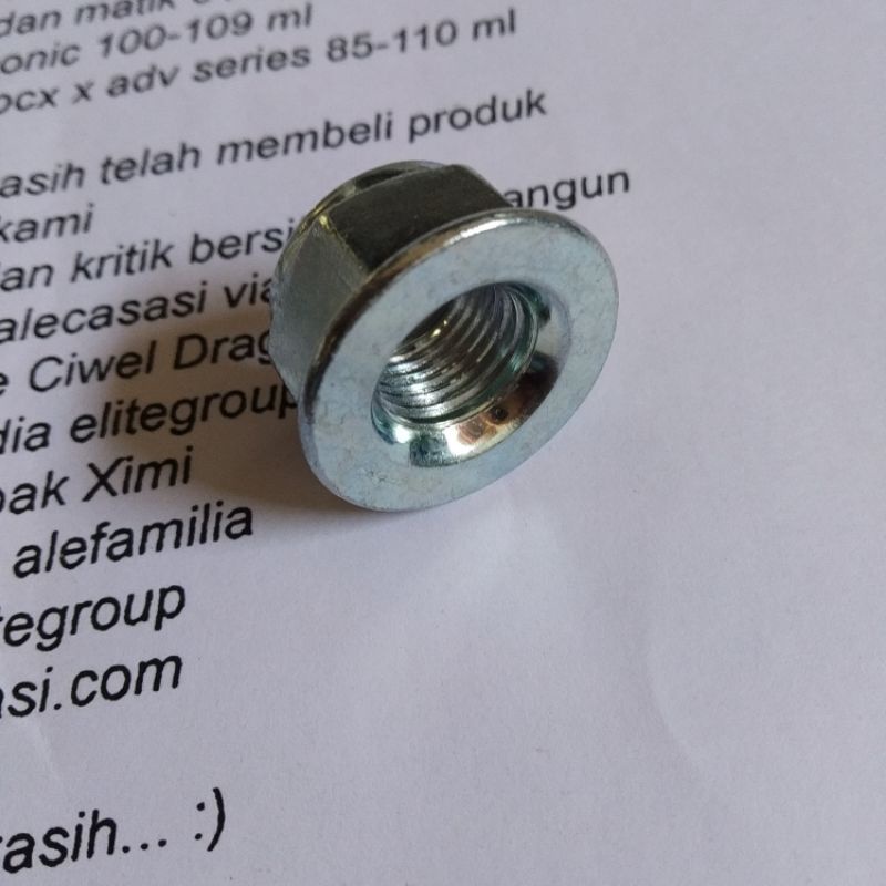 Jual Mur Pully pulley depan N max Lexi Aerox 155 kuat anti doll piles ...