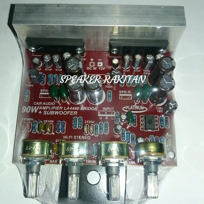 Jual Kit HIFI Stereo Amplifier + Subwoofer BTL 90Watt LA 4440 | Shopee