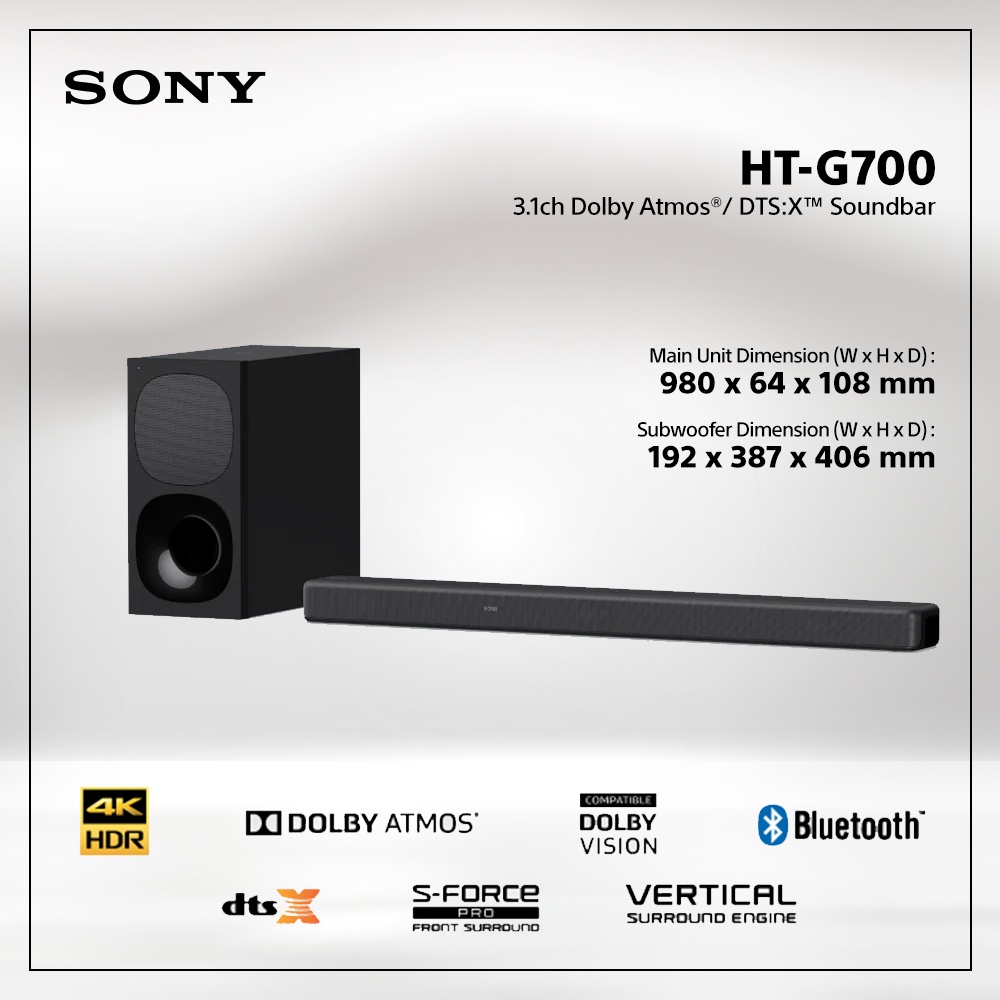 SONY HT-G700 3.1chホームシアターシステム - プロジェクター