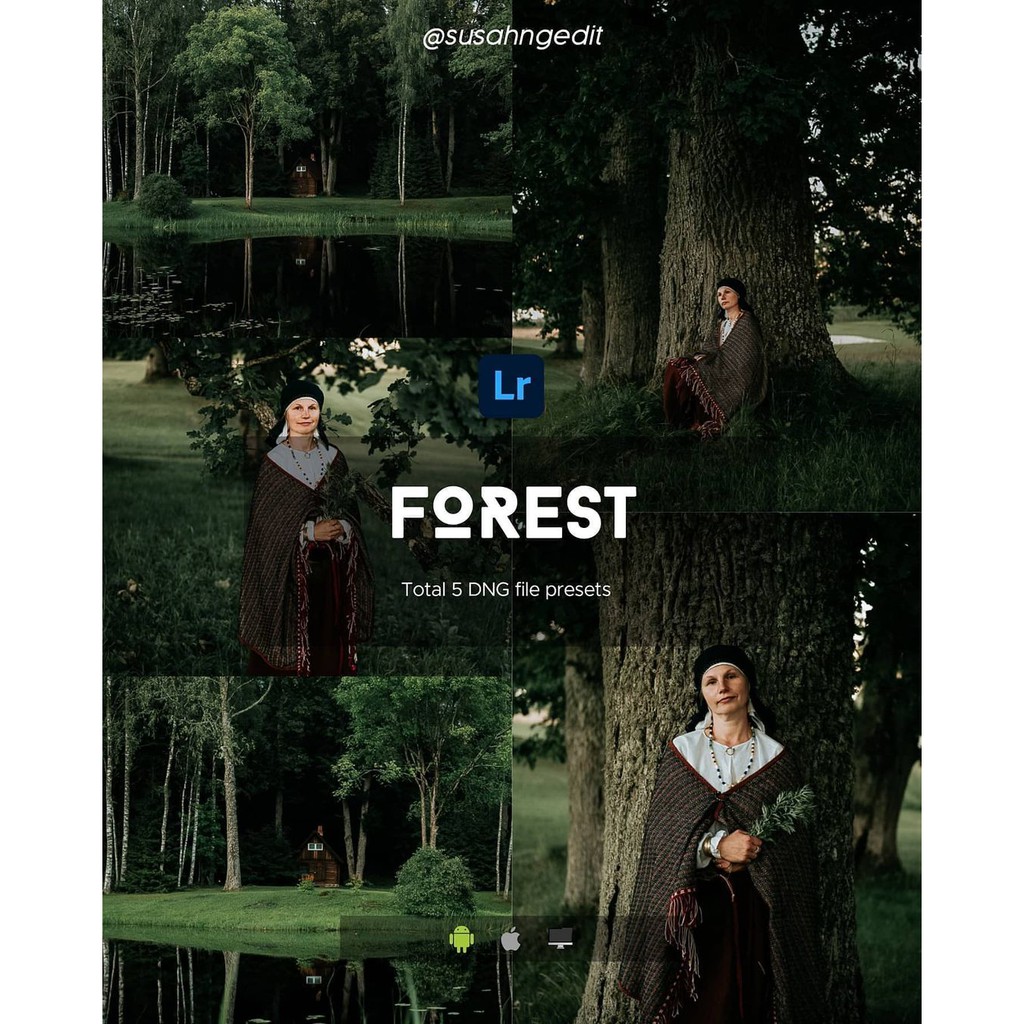 Jual Preset Lightroom Premium Forest Pc Ios Android Shopee Indonesia