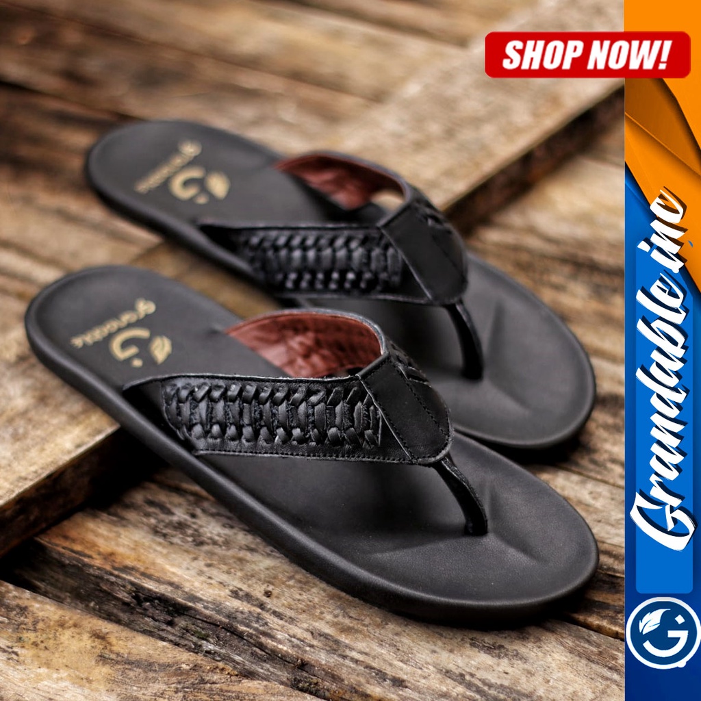 Jual GRANDABLE TAIL Sandal Jepit Original Kulit Asli Sandal Jepit Keren