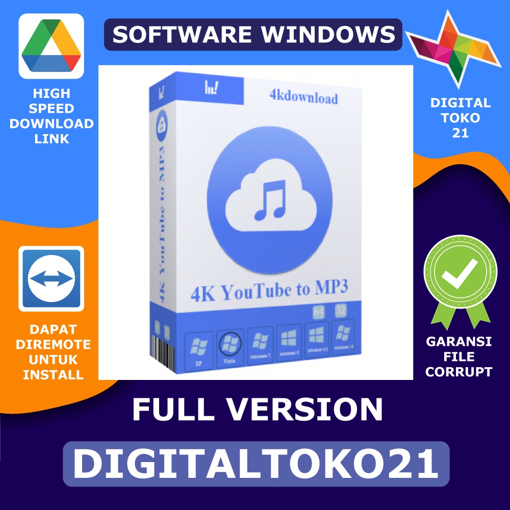 Jual 4K YouTube to MP3 2023 Versi 4.12.1.5530 x64 Full Version Software