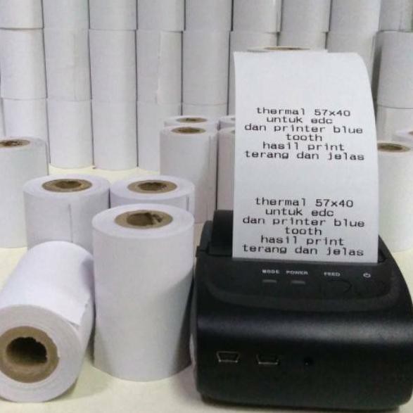 Jual Kertas Thermal Struk Printer Kasir Ppob X Mm Premium Shopee Indonesia