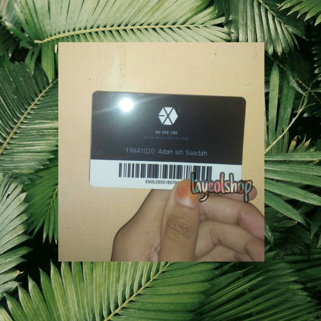 Jual L-Card / id card Exol | Shopee Indonesia