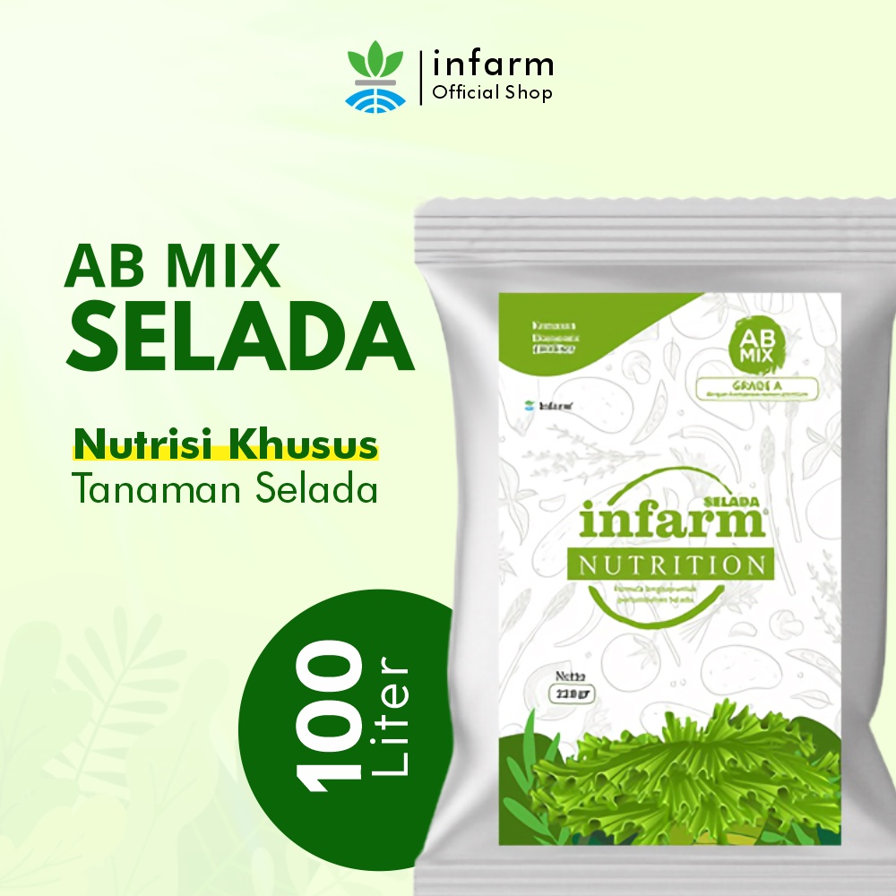 Jual Infarm Nutrisi Ab Mix Selada Pupuk Hidroponik Konvensional