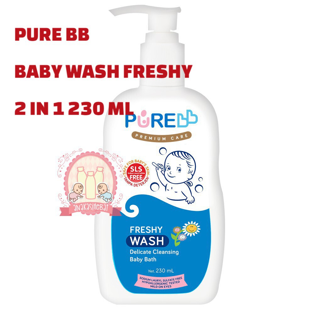 Jual PureBB Purebaby Baby Wash 2 In 1 Freshy 230ml Sabun Cair Bayi ...