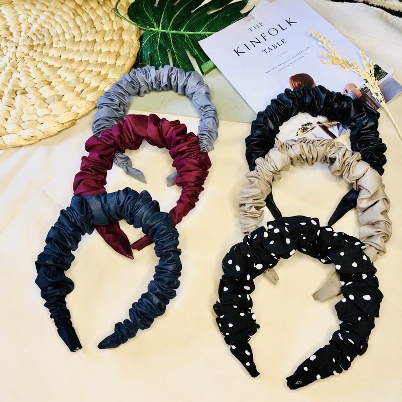 Jual Bando Nagita Slavina Bando Scrunchie Bandana Nagita Bando Korea Scrunchie Bando Headband 