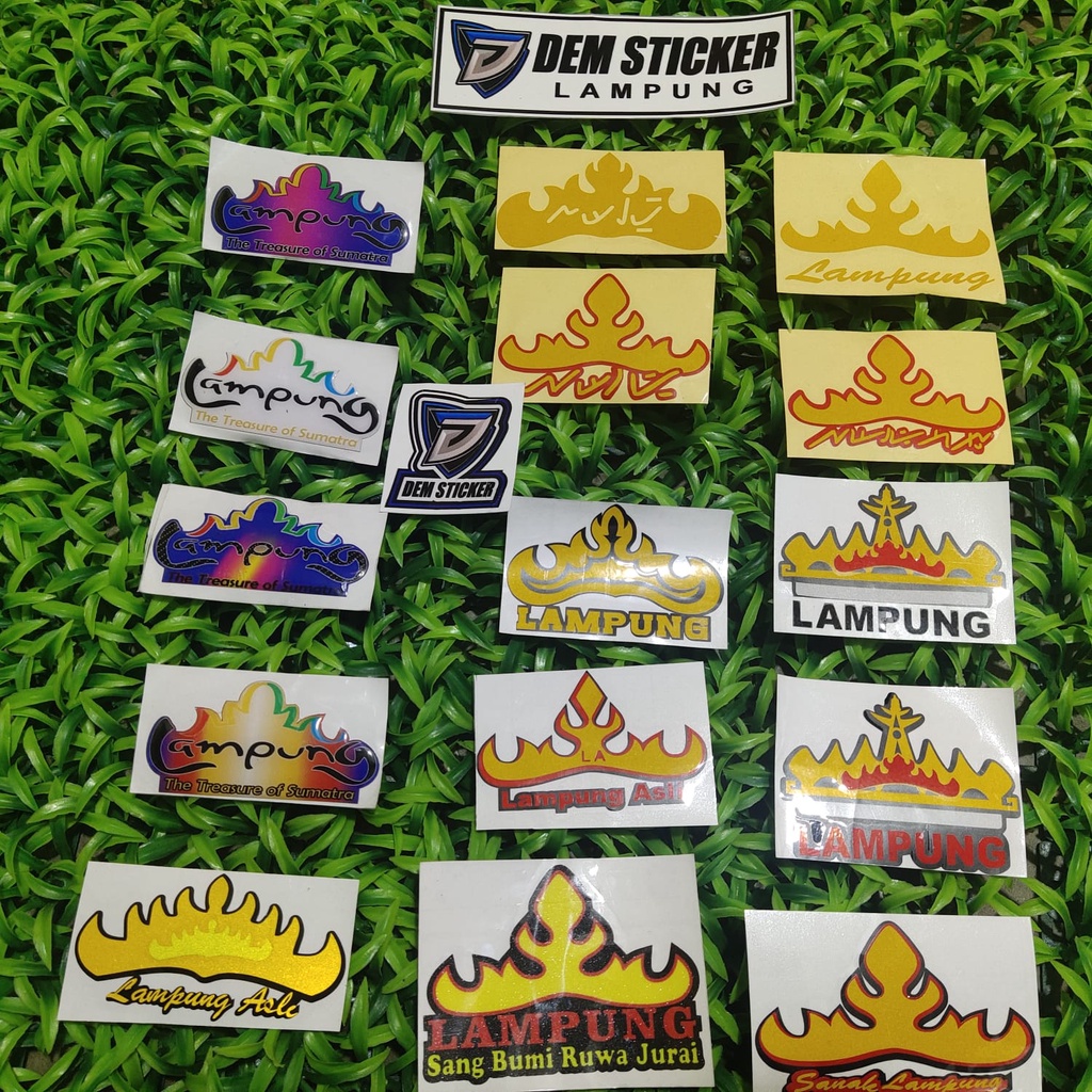Jual STIKER LAMPUNG REFLECTIVE STIKER CUTTING SIGER LAMPUNG STIKER ...