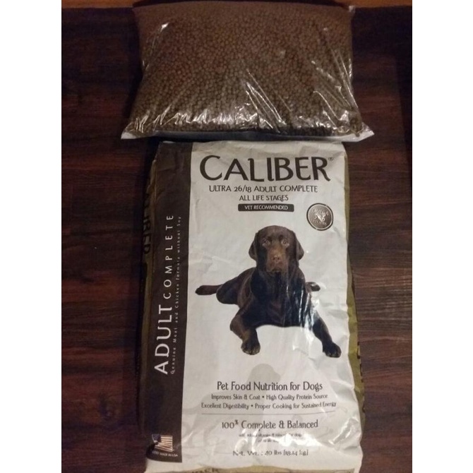 DISKON PERAWATAN ANJING MAKANAN ANJING DOG FOOD CALIBER ULTRA 9 KG REPACK SALE