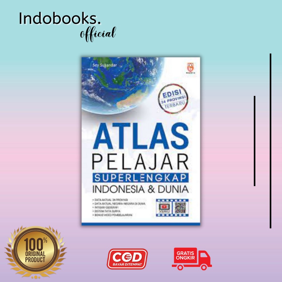 Jual Atlas Pelajar Superlengkap Indonesia & Dunia | Shopee Indonesia