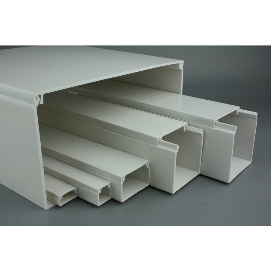 Jual Kabel Tray PVC / Cable Duct Uk 100 x 100 x Panjang 3 Meter