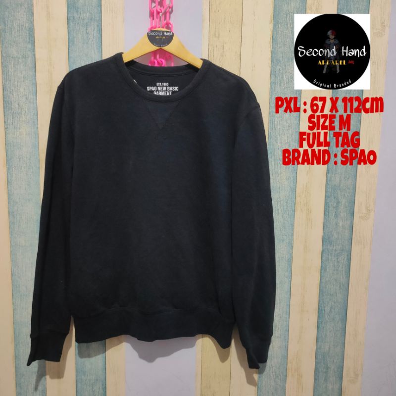 Harga discount crewneck spao