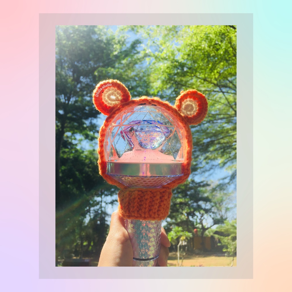 Jual Head Cover Lightstick Seventeen / aksesoris lightstick rajut ...