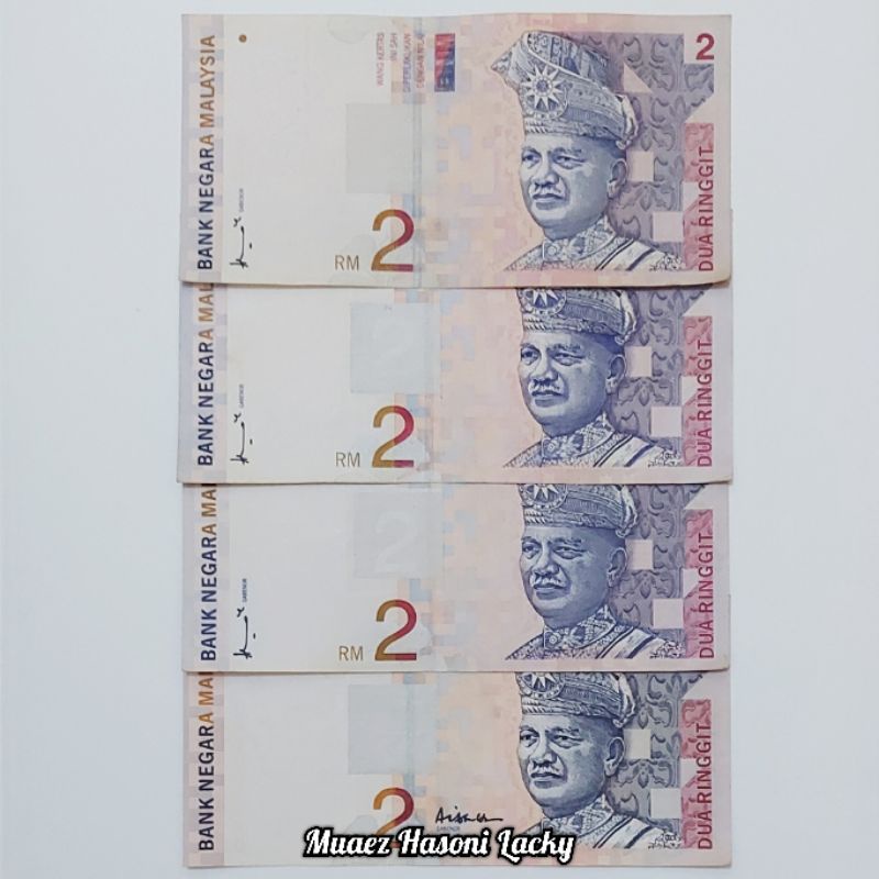 Jual Koleksi Ringgit Malaysia Pecahan 2 Bahan Kertas Original | Shopee ...