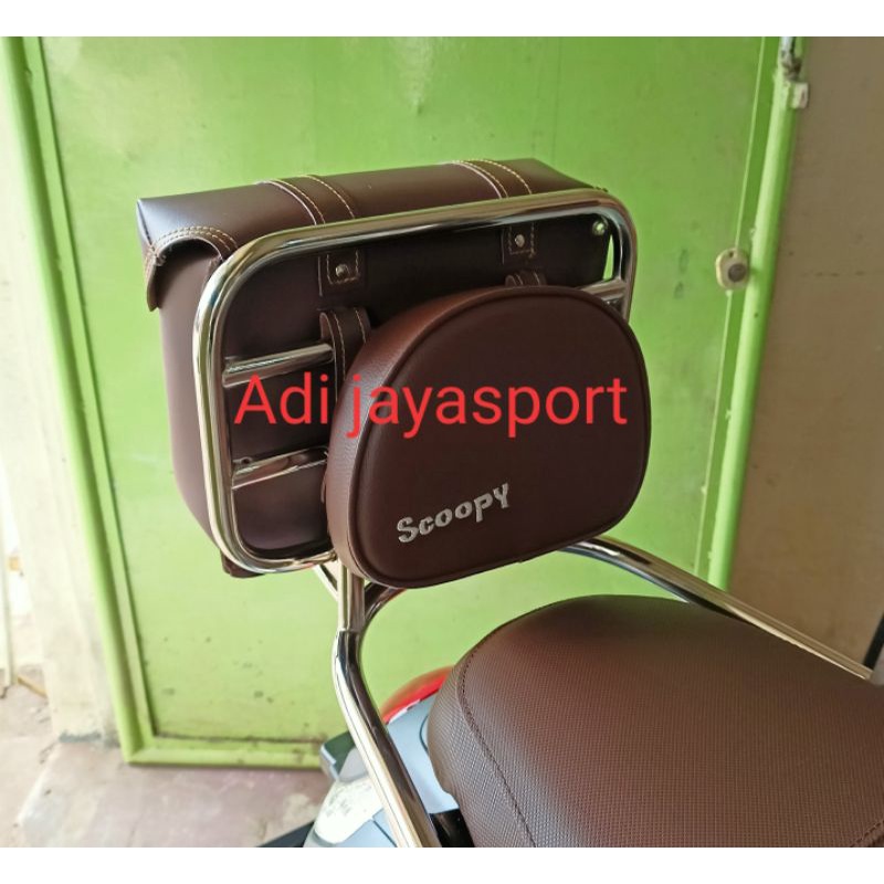 Jual back rack behel sandaran belakang Scoopy dan Genio Aksesoris Genio ...