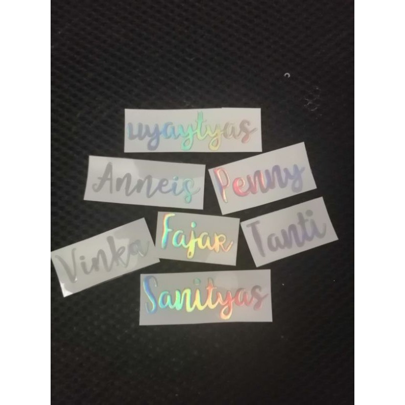 Jual Sticker Nama Terlengkap & Harga Terbaru Agustus 2026 | Shopee ...