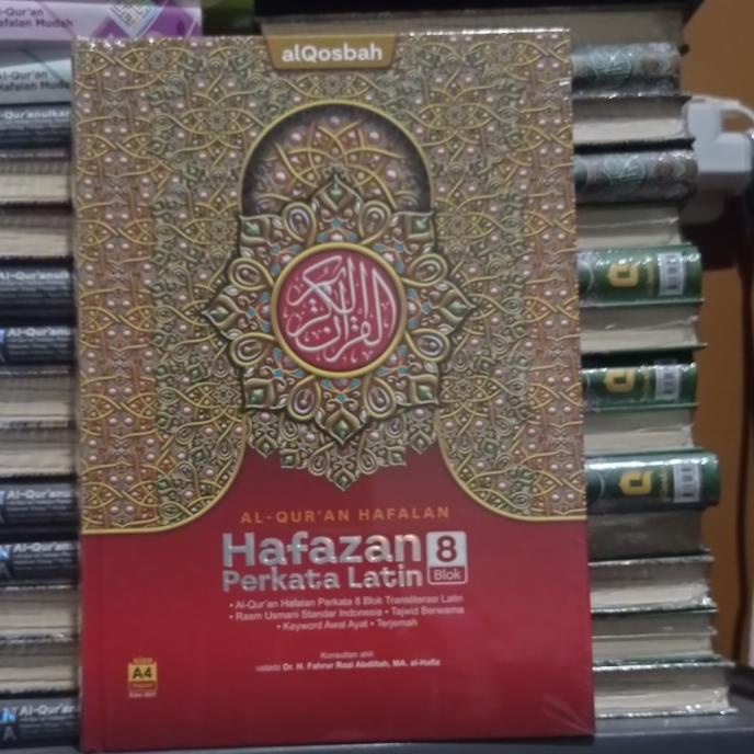 Jual Al Quran Hafazan 8 Blok Perkata Latin A4 Besar | Shopee Indonesia