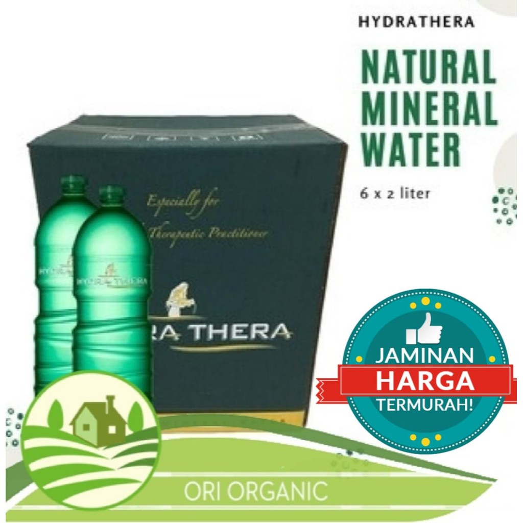 Jual Hydra Thera Natural Mineral Water 2 Liter/1box | Shopee Indonesia