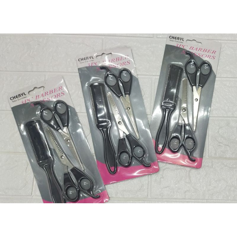 Jual Gunting cukur set/ gunting pangkas rambut set | Shopee Indonesia