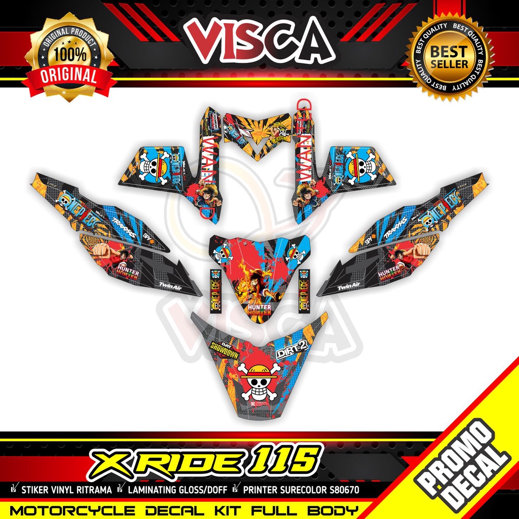 Jual Decal X Ride 115 Full Body Stiker X Ride 115 Full Body Striping X ...
