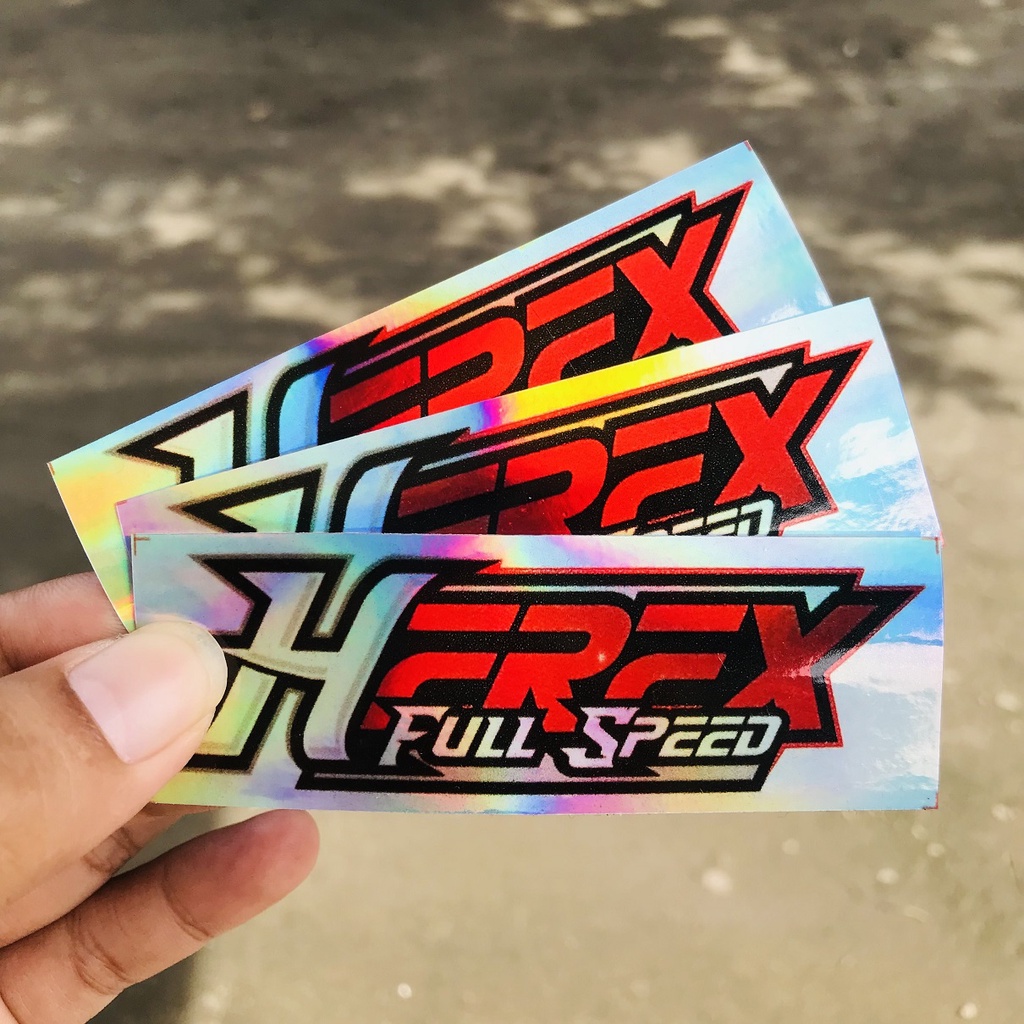 Jual Stiker Motor Racing Herex Hologram Anti Air Bijian - Herex Full ...