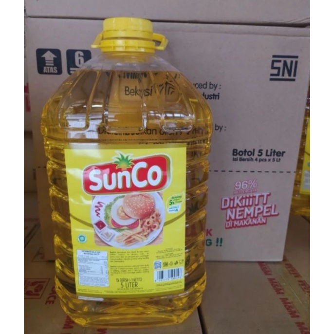 Jual Minyak Goreng Sunco Liter Ml L Dirigen Jerigen Atau Galon Minyak Goreng Sunco Oil