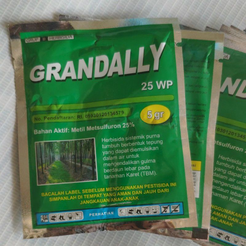 Jual HERBISIDA PEMBASMI RUMPUT SISTEMIK GRANDALLY 25 WP | Shopee Indonesia