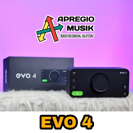 Audient EVO 4 dengan fitur smart gain untuk live streaming