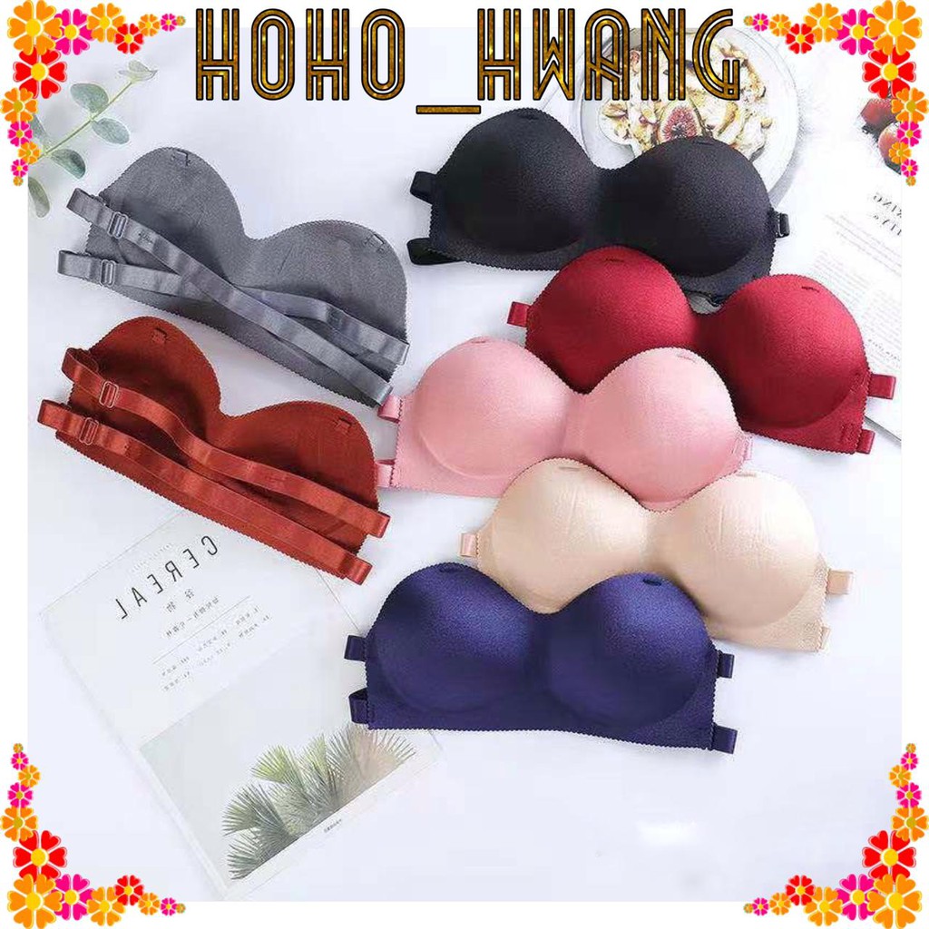 Jual Hoho Hwang B Bra Invisible Strapless Tanpa Tali Anti Slip Sexy Untuk Wanita Bra One