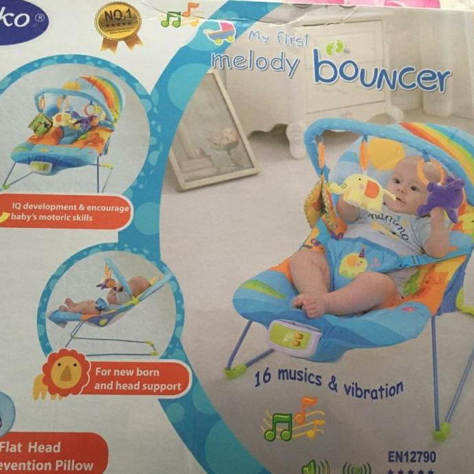 Jual A1 PLIKO MY FIRST MELODY BOUNCER KURSI BANGKU TEMPAT DUDUK BABY ...