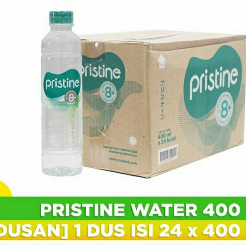 Jual Pristine Air Mineral Dalam Kemasan Botol 400 Ml Isi 24 Botol Shopee Indonesia 9930