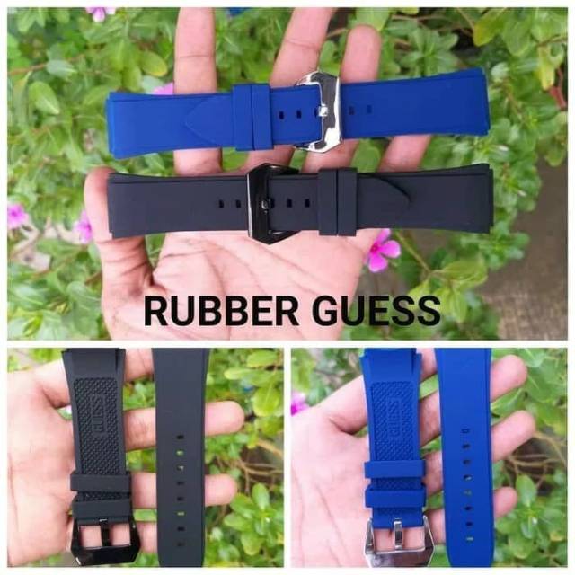 Jual Tali Strap Guess Rubber Silikon Strap Tali Jam Tangan Guess Navitimer Mm Pria Shopee