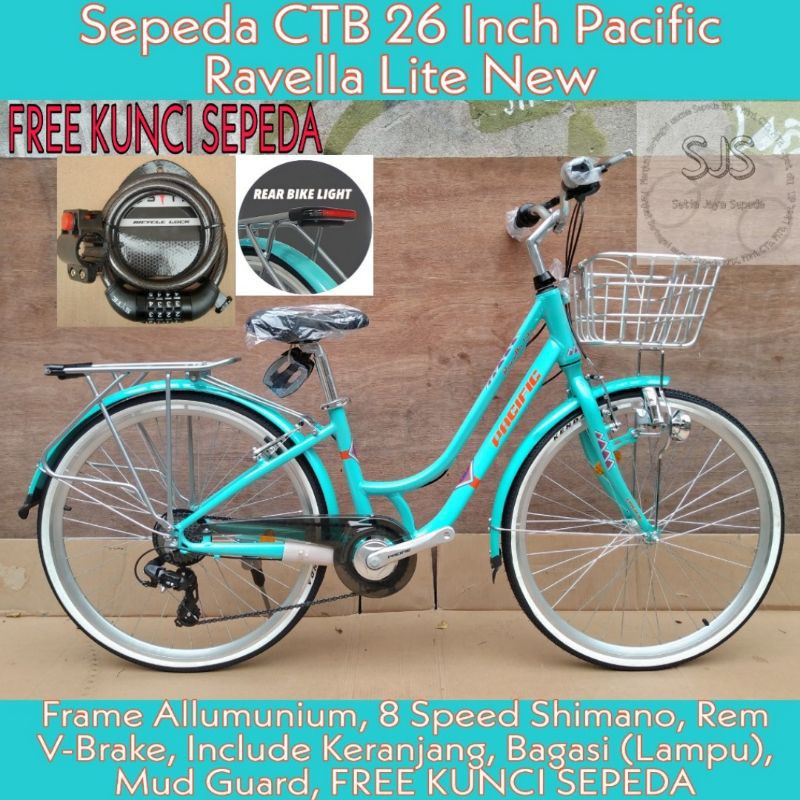 Jual Sepeda CTB 26 Inch PACIFIC RAVELLA LITE Alloy New FREE KUNCI ...
