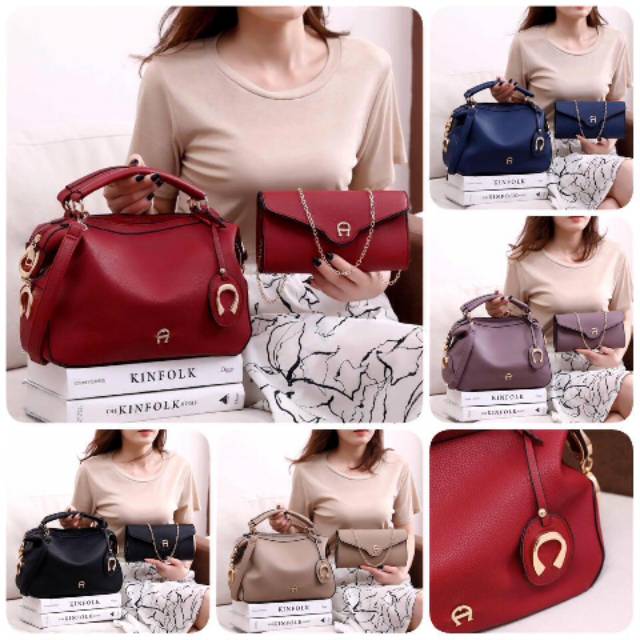 Jual Tas Aigner Roma 8808 Shopee Indonesia