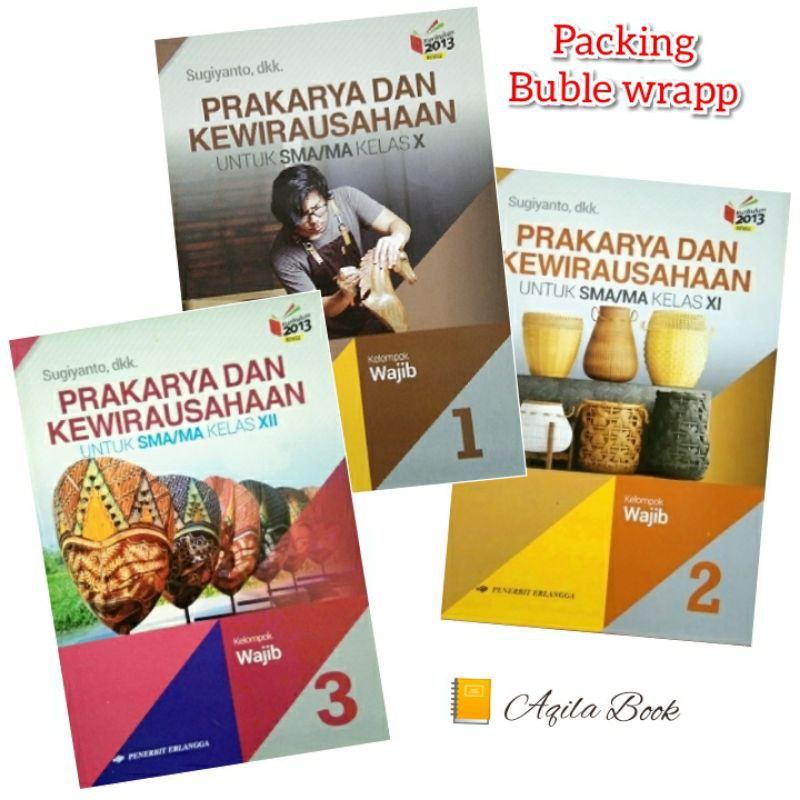 Jual Prakarya Dan Kewirausahaan PKWU Jilid 1,2,3 SMA/MA Kelas X, XI ...