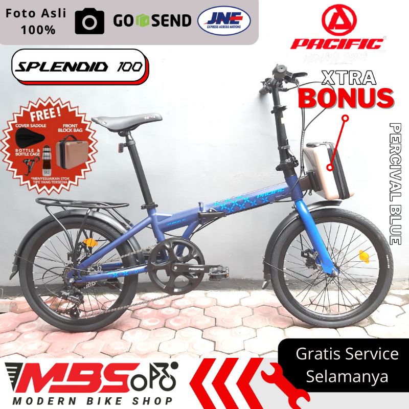 Jual Sepeda Lipat Pacific Splendid AX FX DX 300 20 inch Murah Alloy ...