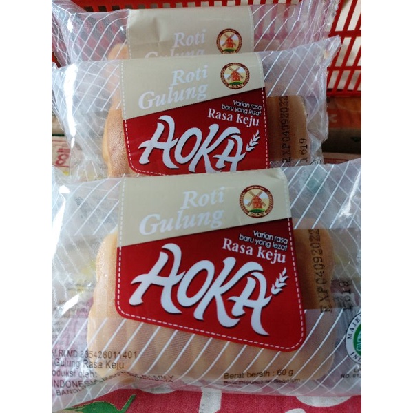 Jual Roti Gulung Aoka Keju 60gr Shopee Indonesia